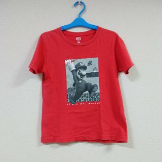 ユニクロ(UNIQLO)のユニクロ スーパーマリオTシャツ 赤 130cm(Tシャツ/カットソー)