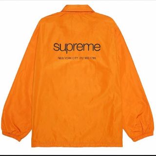 シュプリーム(Supreme)のSupreme Nyc Coaches Jacket XL オレンジ(ナイロンジャケット)