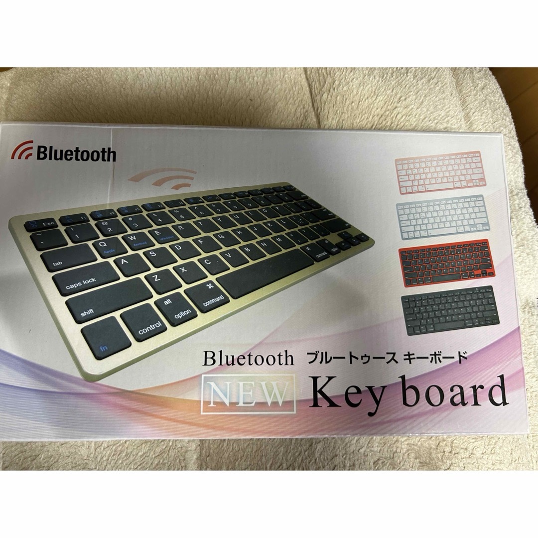 Bluetoothキーボード　ローズピンク スマホ/家電/カメラのPC/タブレット(PC周辺機器)の商品写真