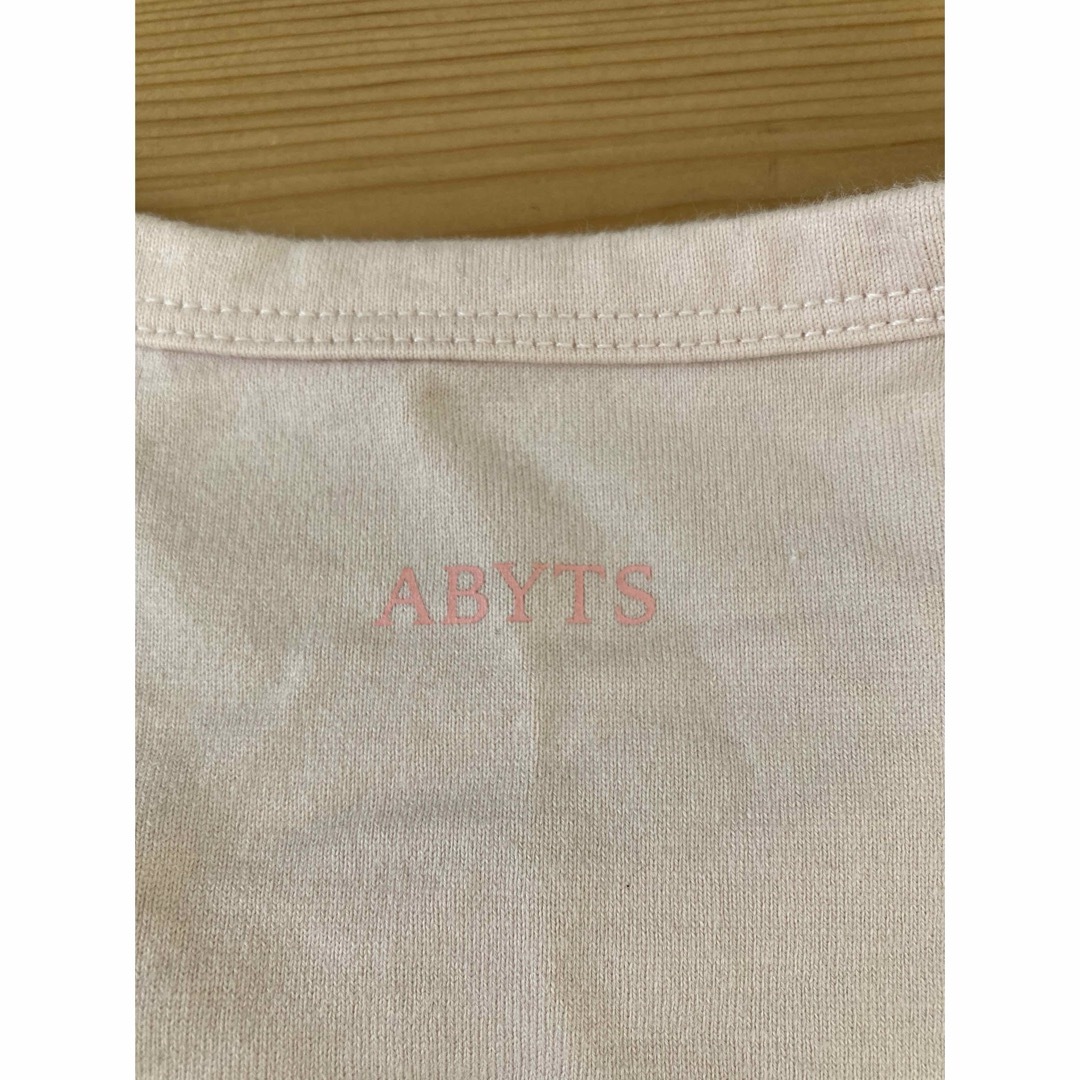 abyts フォトT  ピンク　0サイズ　佐藤健 レディースのトップス(Tシャツ(半袖/袖なし))の商品写真