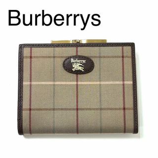 バーバリー(BURBERRY)の【外観美品】Burberrys  バーバリー　二つ折財布　ノバチェック　ホース(財布)