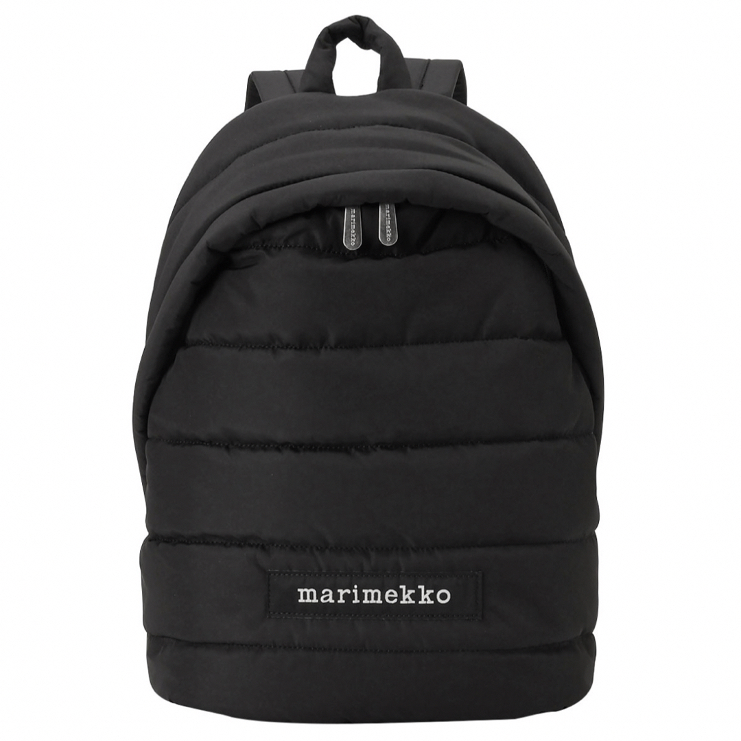 marimekko(マリメッコ)のマリメッコ　ローリー　リュック　新品　ブラック レディースのバッグ(リュック/バックパック)の商品写真