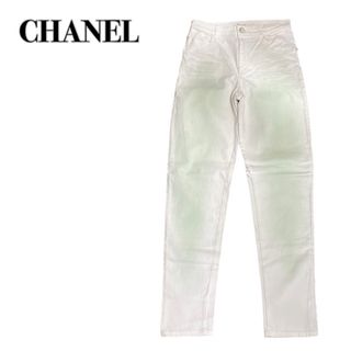 シャネル(CHANEL)のCHANEL シャネル スキニーデニムパンツ グラデーションココマーク 36 S(デニム/ジーンズ)