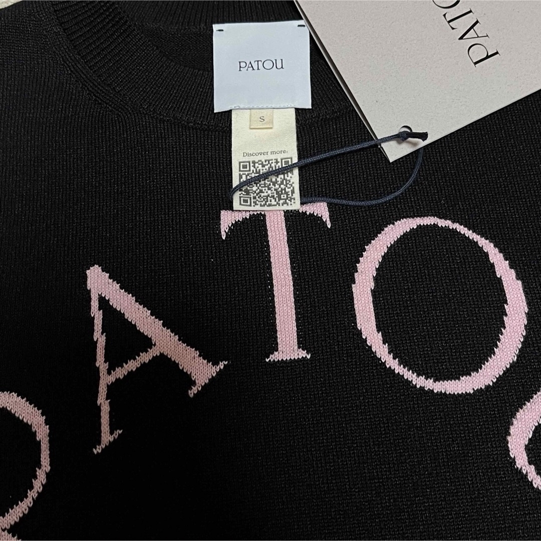 PATOU - 【新品タグ付き】PATOU 半袖ニット ブラック Sの通販 by PATOU - 【新品タグ付き】PATOU 半袖ニット ブラック Sの通販 by