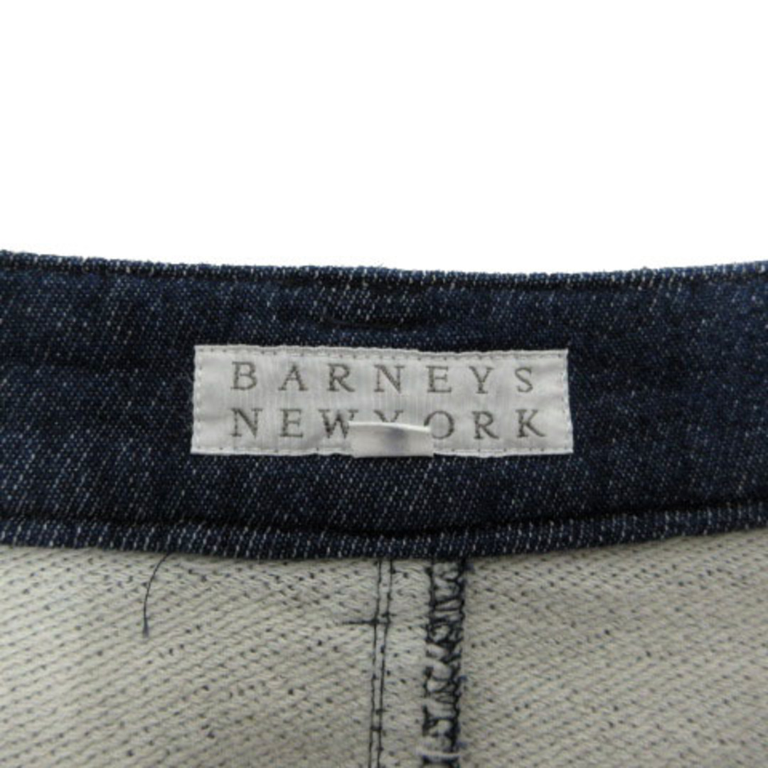 BARNEYS NEW YORK(バーニーズニューヨーク)のバーニーズニューヨーク スカート スウェットデニム 台形 ミディ丈 青 38 レディースのスカート(ひざ丈スカート)の商品写真