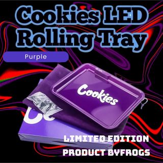 【期間限定】Cookies ローリングトレイ LEDライト(タバコグッズ)