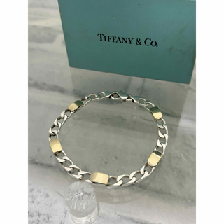 ティファニー(Tiffany & Co.)の美品　ヴィンテージティファニー コンビ　フィガロチェーン　ブレスレット　18k(ブレスレット)
