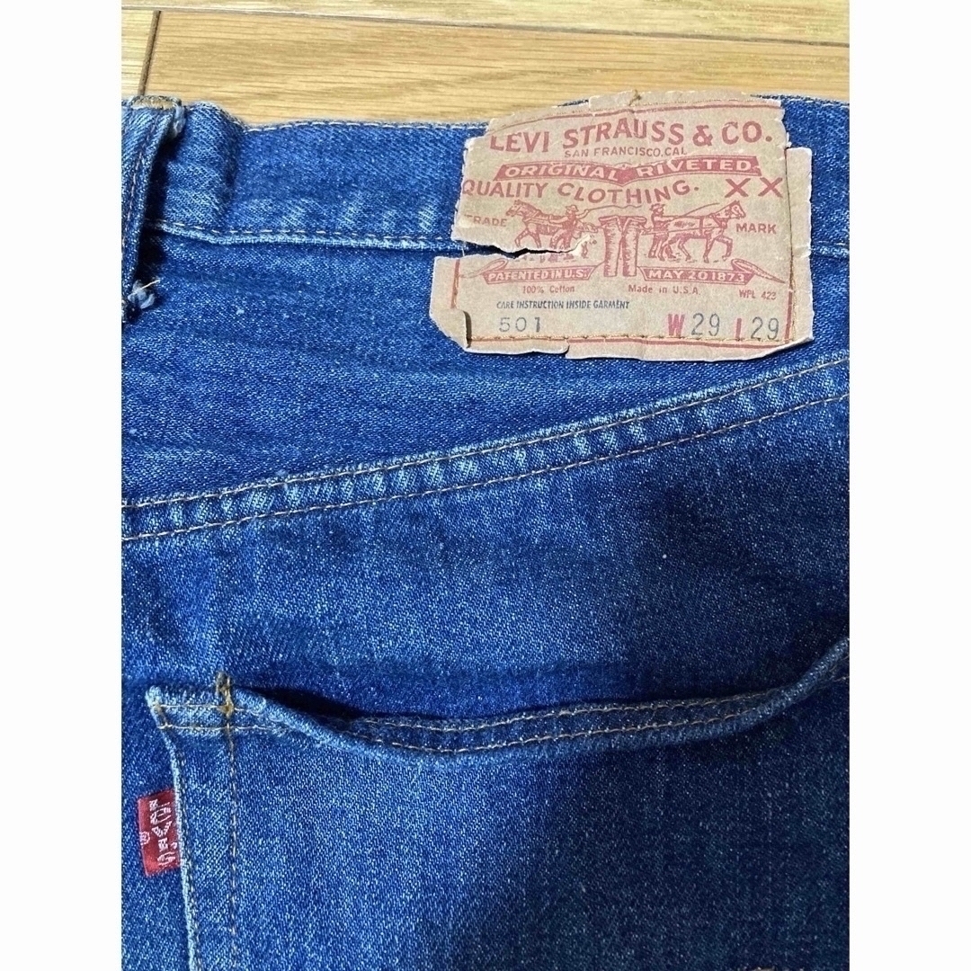 Levi's(リーバイス)のリーバイス501 66 前期 濃紺　グッドコンディション！ヴィンテージ w29 メンズのパンツ(デニム/ジーンズ)の商品写真
