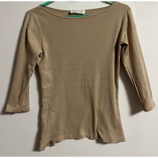 ザラ(ZARA)のおまとめ割引　ZARA ボートネック　七分丈　ベージュ　カットソー(Tシャツ(長袖/七分))