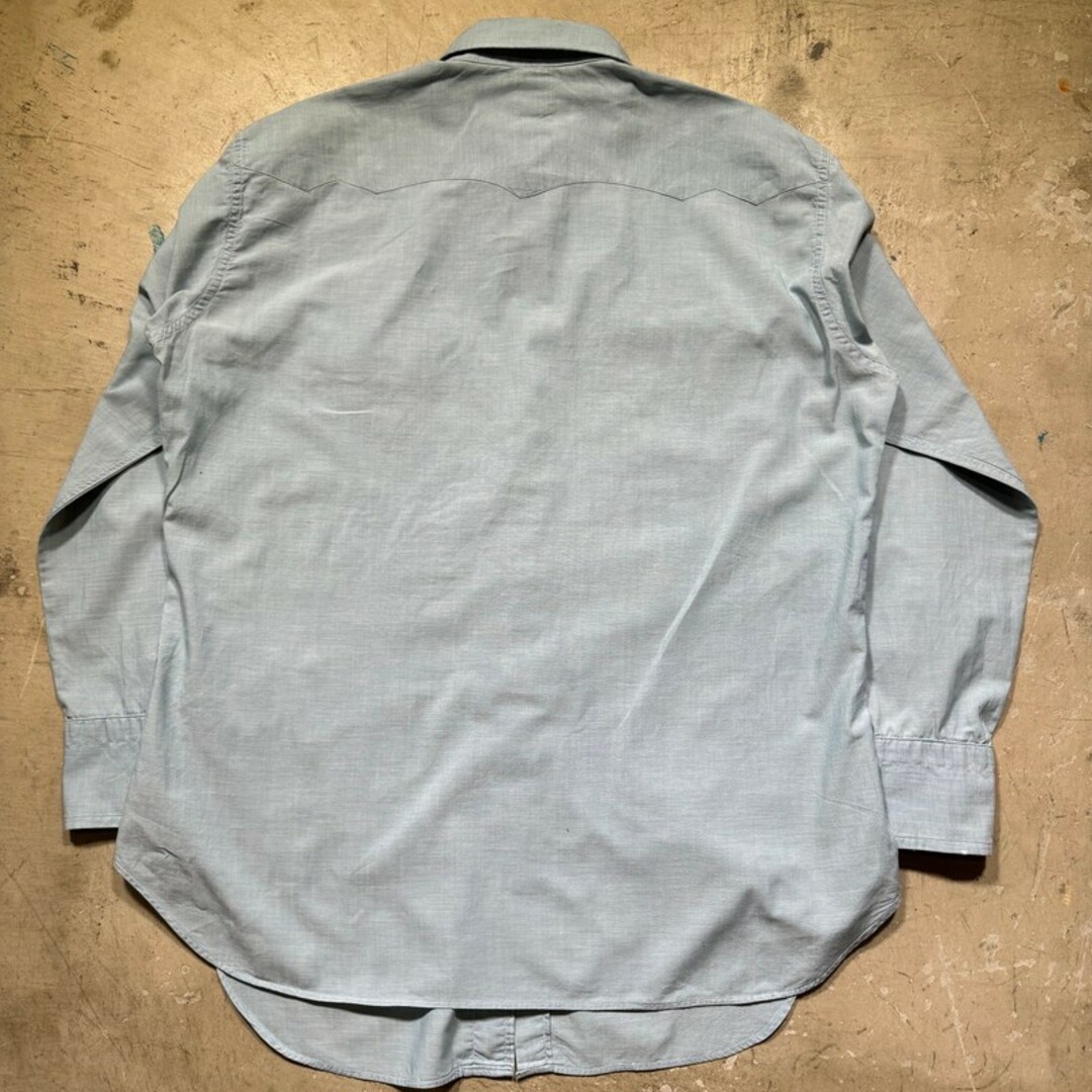 Levi's(リーバイス)の50's シャンブレーウェスタンシャツ ショートホーン 珍種 L相当 メンズのトップス(シャツ)の商品写真