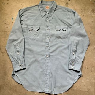 リーバイス(Levi's)の50's シャンブレーウェスタンシャツ ショートホーン 珍種 L相当(シャツ)