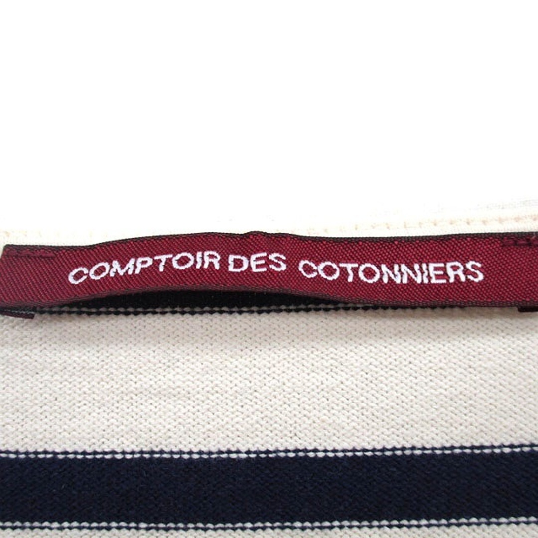 Comptoir des cotonniers(コントワーデコトニエ)のコントワーデコトニエ カットソー Tシャツ 長袖 コットン ボーダー S レディースのトップス(カットソー(長袖/七分))の商品写真