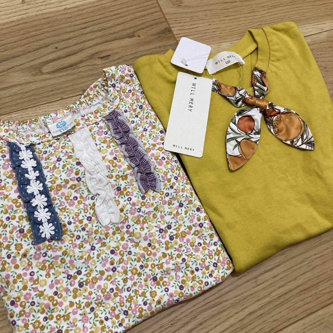 WILL MERY(ウィルメリー)の新品♡女の子Tシャツ♡110 キッズ/ベビー/マタニティのキッズ服女の子用(90cm~)(Tシャツ/カットソー)の商品写真