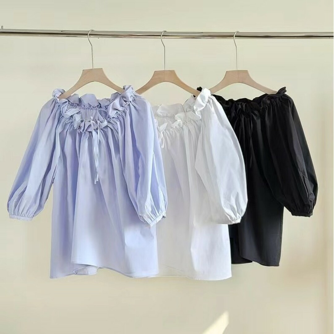 CLANE(クラネ)のCLANE 2WAY PUFF NECK TOPS レディースのトップス(シャツ/ブラウス(長袖/七分))の商品写真