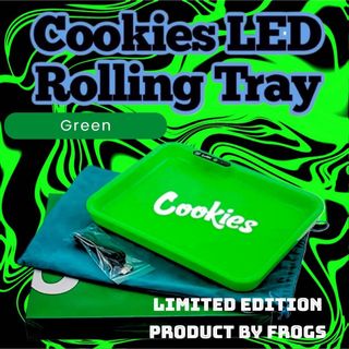 【期間限定】Cookies ローリングトレイ LEDライト(タバコグッズ)