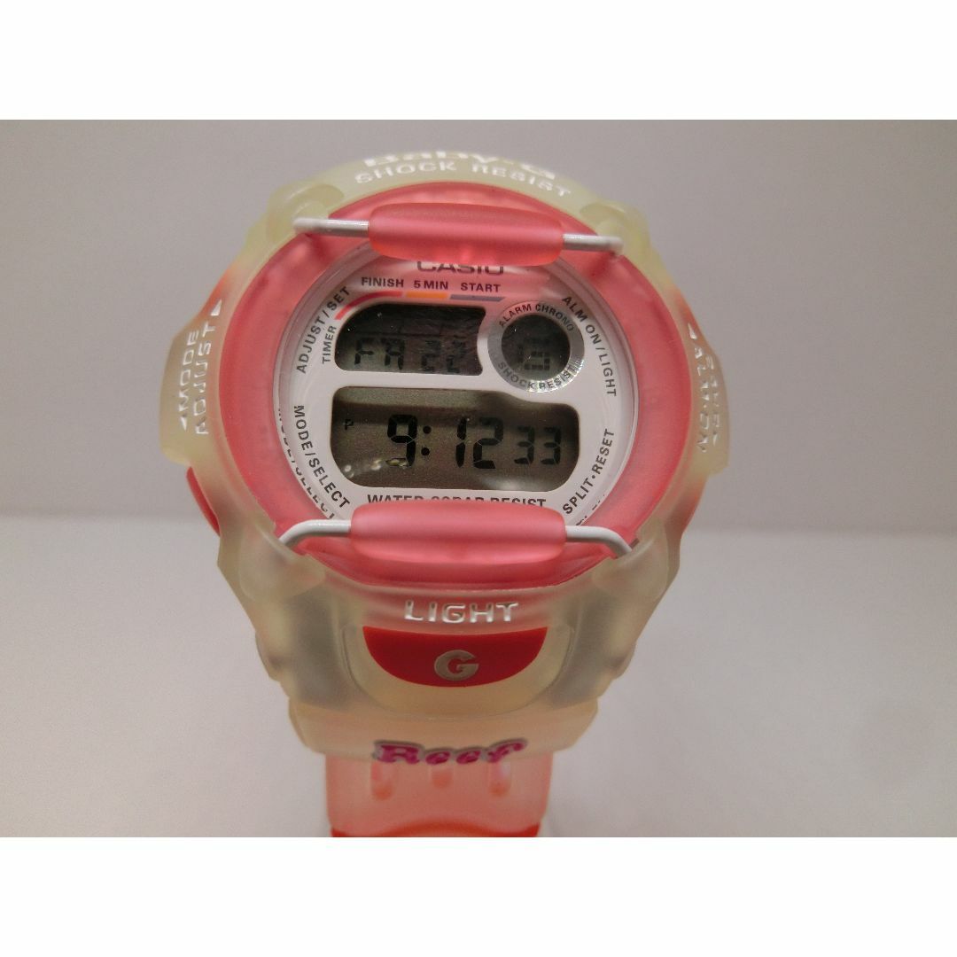 CASIO(カシオ)のCASIO Baby-G BG-370 ミッキーコラボ　稼働品 ジャンク レディースのファッション小物(腕時計)の商品写真
