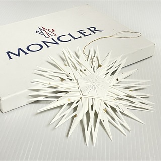 モンクレール(MONCLER)のモンクレール モンクレ ノベルティ 飾り ケース付き 雪の結晶 MONCLER(ダウンジャケット)