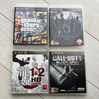 PS3グラセフ＋バイオ＋龍が如く＋CoD(家庭用ゲームソフト)