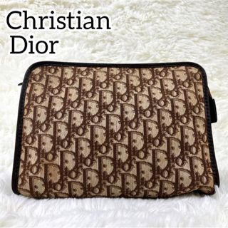 クリスチャンディオール(Christian Dior)のディオール オブリーク ロゴ 総柄 クラッチ バッグ セカンド トロッター ロゴ(クラッチバッグ)