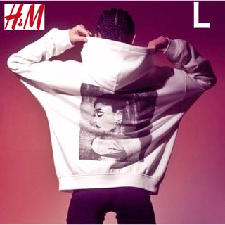 H&M - 新品 H&M × アリアナグランデ コラボ パーカー L