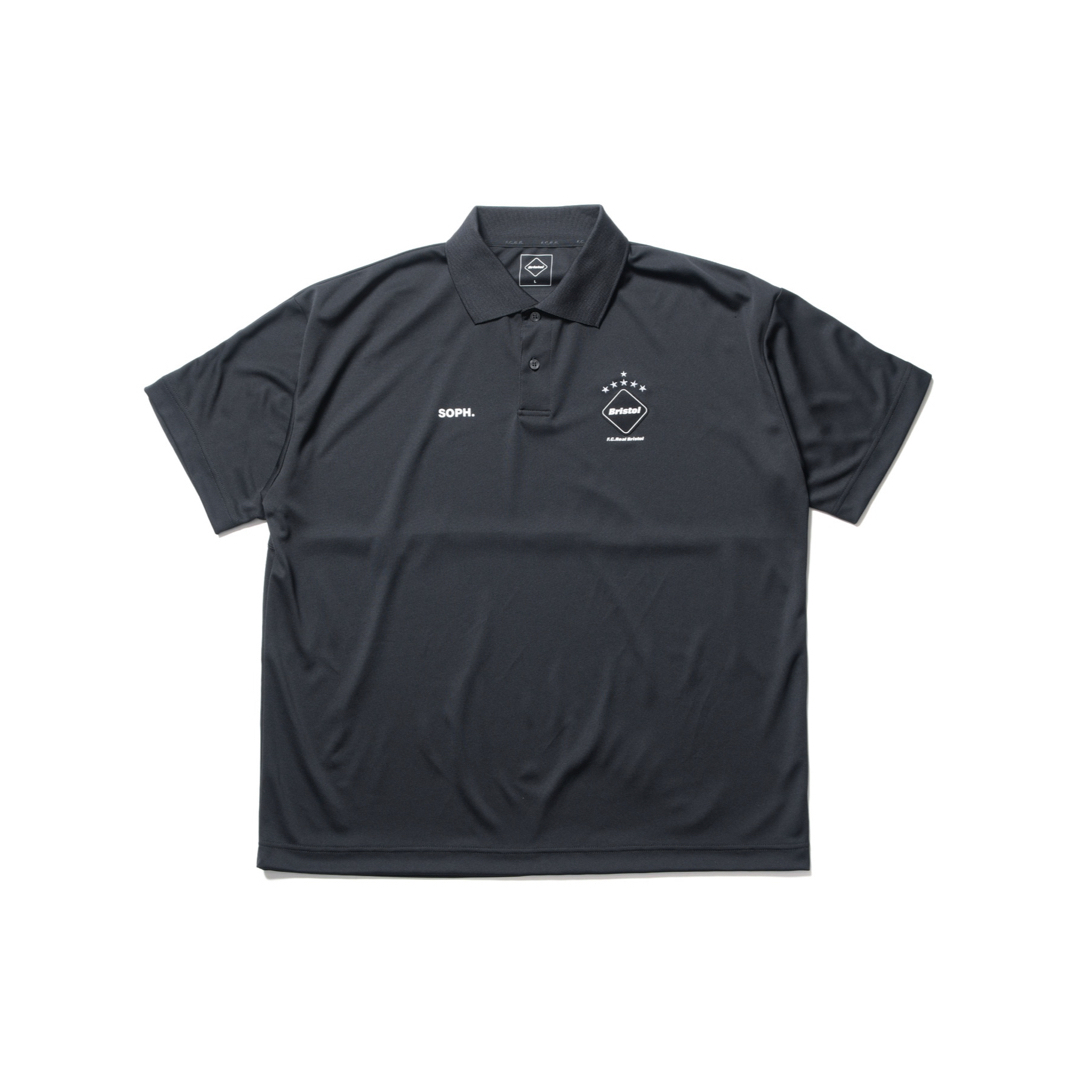 F.C.R.B.(エフシーアールビー)のM 新品 送料無料 FCRB 24SS S/S BAGGY POLO BLACK メンズのトップス(ポロシャツ)の商品写真