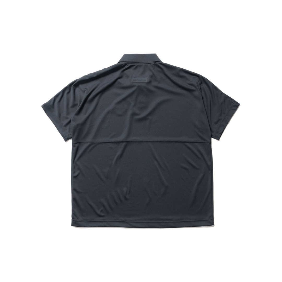 F.C.R.B.(エフシーアールビー)のM 新品 送料無料 FCRB 24SS S/S BAGGY POLO BLACK メンズのトップス(ポロシャツ)の商品写真