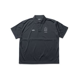 エフシーアールビー(F.C.R.B.)のM 新品 送料無料 FCRB 24SS S/S BAGGY POLO BLACK(ポロシャツ)