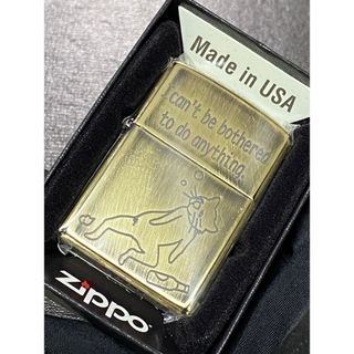 zippo 猫 ゴールド 特殊加工 酔っぱらい 希少モデル 2022年製(その他)