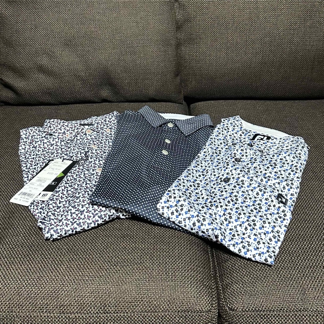 FootJoy(フットジョイ)のフットジョイ　FJ   半袖シャツ　XL   ゴルフ    メンズ　新品あり スポーツ/アウトドアのゴルフ(ウエア)の商品写真