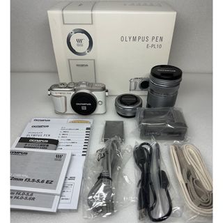 オリンパス(OLYMPUS)のオリンパス OLYMPUS PEN E-PL10 EZダブルズームキット(ミラーレス一眼)