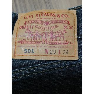 リーバイス(Levi's)の【美品】リーバイス501　w29　アメリカ製90s　ブラック　デニムジーンズ(デニム/ジーンズ)