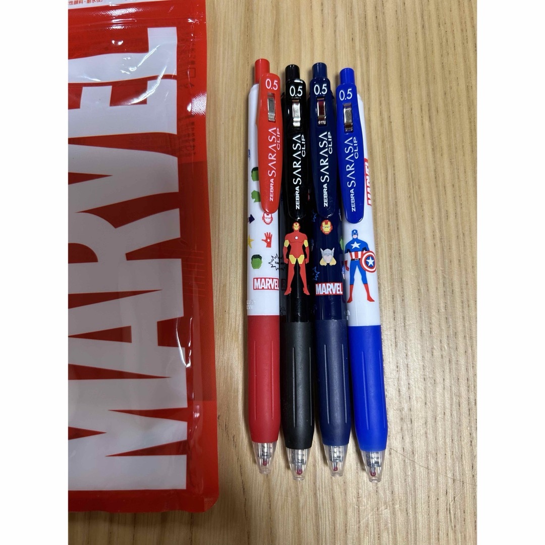 ZEBRA - アベンジャーズ マーベル＜MARVEL＞サラサクリップ 0.5mm 4色