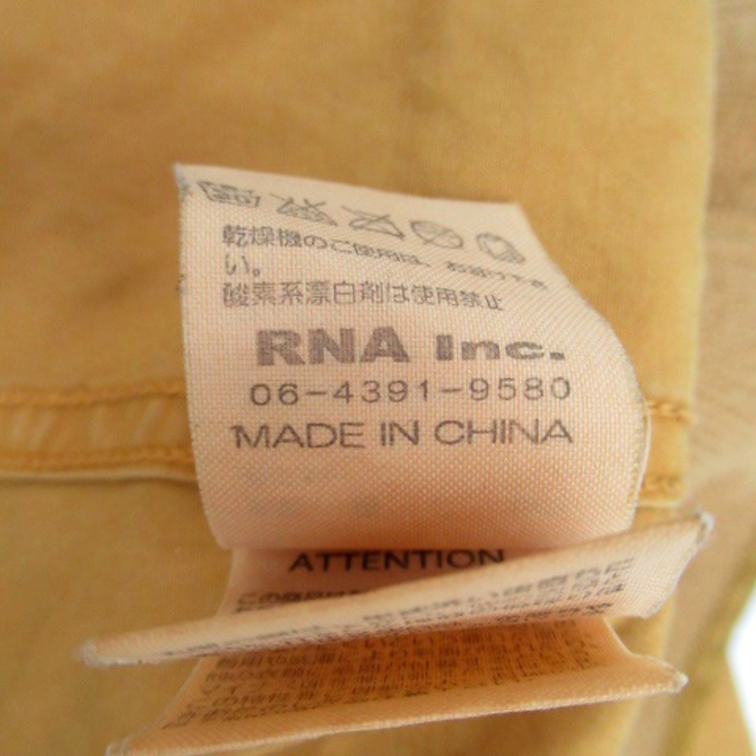 RNA(アールエヌエー)のRNA モッズコート ミリタリーコート ロング丈 ライナー付き M 黄色 レディースのジャケット/アウター(モッズコート)の商品写真