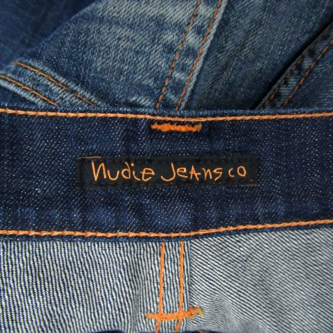 Nudie Jeans(ヌーディジーンズ)のヌーディージーンズ デニムパンツ ジーンズ ストレート ウォッシュ加工 29 紺 レディースのパンツ(デニム/ジーンズ)の商品写真