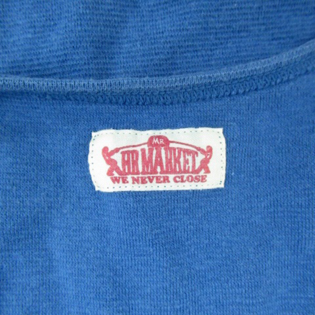 HOLLYWOOD RANCH MARKET(ハリウッドランチマーケット)のハリウッドランチマーケット タンクトップ Uネック 刺繍 1 青 ブルー レディースのトップス(カットソー(半袖/袖なし))の商品写真