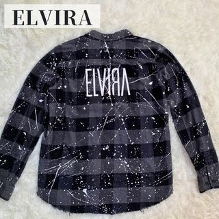 【極美品】\激レア/ エルビラ パッチワーク シャツ チェック M ELVIRA