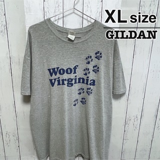 ギルタン(GILDAN)のUSA古着　GILDAN　Tシャツ　XL　グレー　Virginia Woolf(Tシャツ/カットソー(半袖/袖なし))