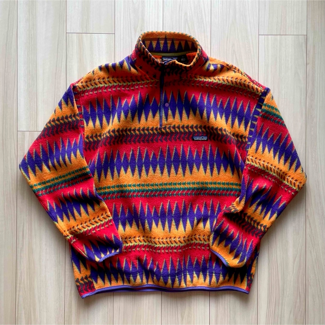 patagonia(パタゴニア)のレアカラー！極上XL！90s パタゴニア シンチラスナップT ミネハハ USA製 メンズのジャケット/アウター(ブルゾン)の商品写真