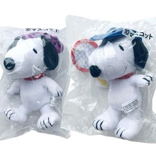 スヌーピー(SNOOPY)のサンリオ当りくじ スヌーピー当りくじ　マスコット　テニス　帽子　水玉　ぬいぐるみ(ぬいぐるみ)