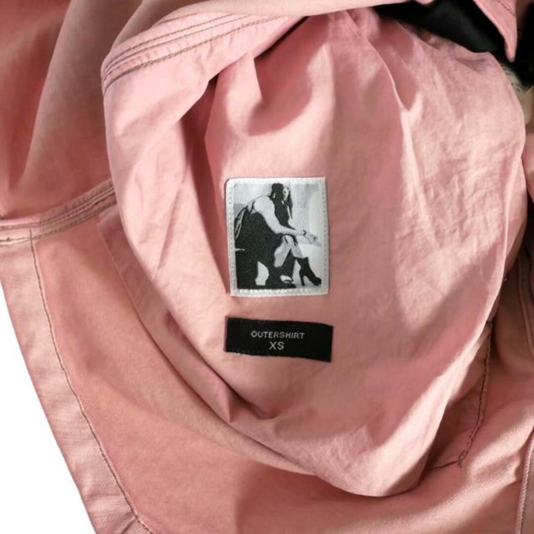 DRKSHDW(ダークシャドウ)のダークシャドウ OUTERSHIRT オーバーシャツ XS ピンク メンズのトップス(シャツ)の商品写真