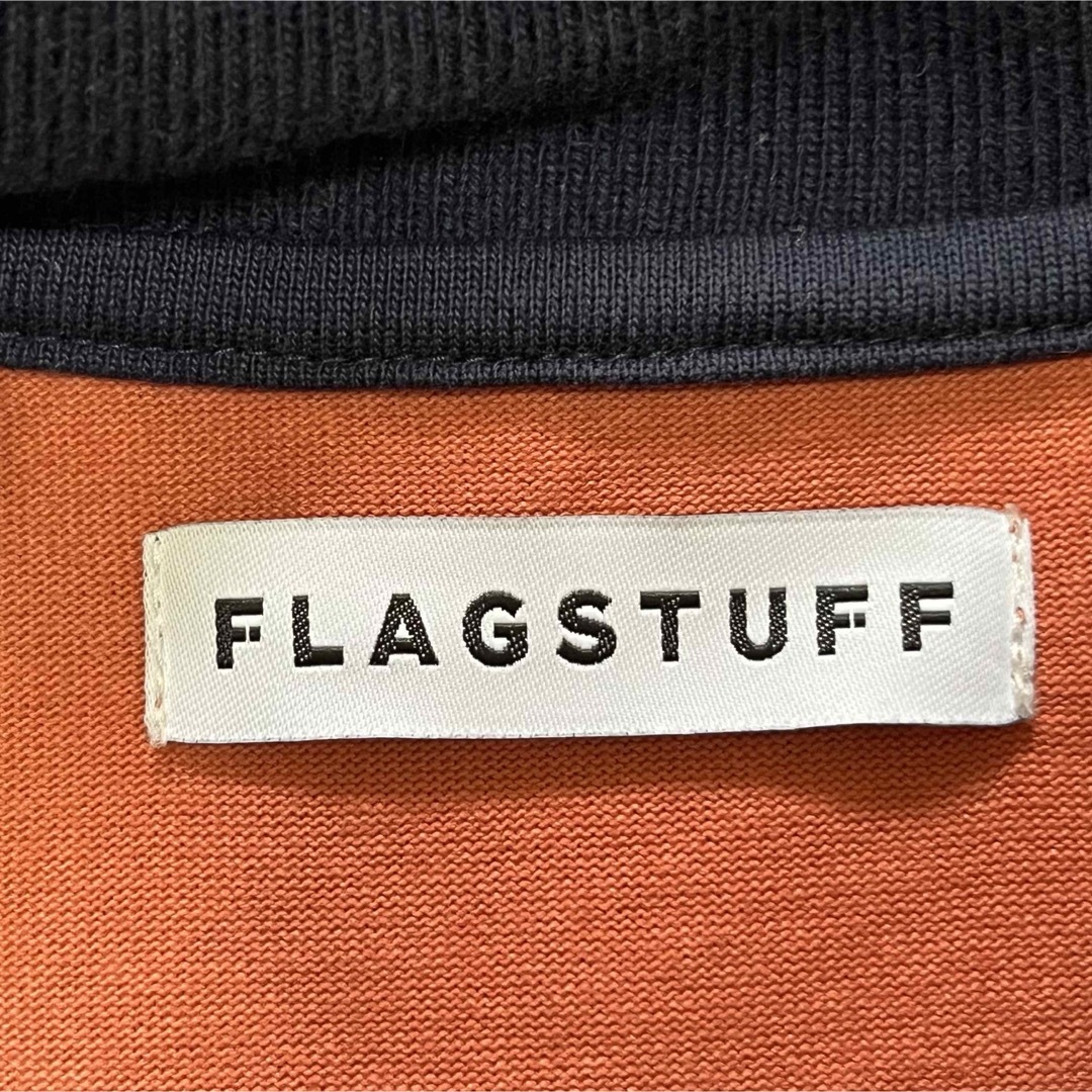 F-LAGSTUF-F(フラグスタフ)の【FLAGSTUFF】フラグスタフ ポロシャツ バイカラー センターロゴ メンズのトップス(ポロシャツ)の商品写真