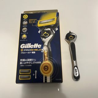 ピーアンドジー(P&G)のGillette プロシールド 電動 替刃付き【新品未開封品】　(メンズシェーバー)