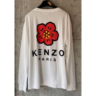 ケンゾー(KENZO)のKENZO ケンゾー 長袖Tシャツ ロンT ホワイト L(Tシャツ/カットソー(七分/長袖))