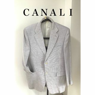 “Canali” メンズ麻ジャケット(テーラードジャケット)