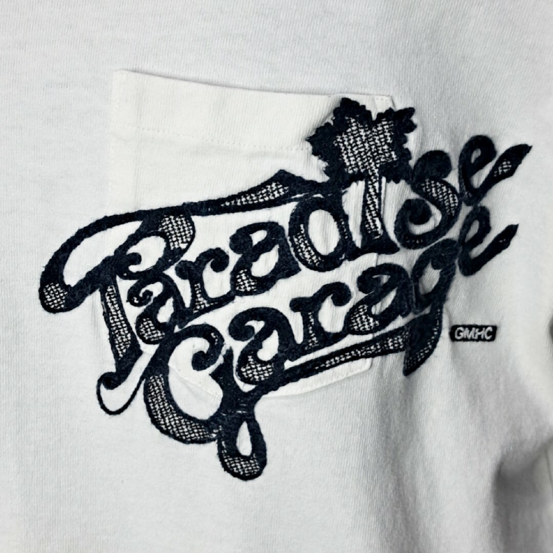 sacai(サカイ)の定価2万　サカイ　パラサイトガラージ　刺繍　胸ポケット　半袖Tシャツ　Ｍ メンズのトップス(Tシャツ/カットソー(半袖/袖なし))の商品写真
