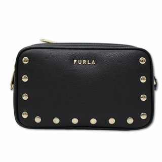 フルラ(Furla)のフルラ FURLA リリー スタッズ レザー ショルダーバッグ ブラック(ショルダーバッグ)