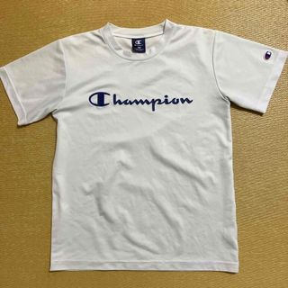 チャンピオン(Champion)のチャンピオン　半袖　ドライ　160 ホワイト　男の子(Tシャツ/カットソー)