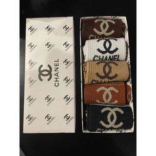 シャネル(CHANEL)のシャネルレディースソックス5足セット(ソックス)