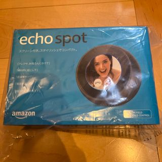 Amazon - Echo Spot スクリーン付きスマートスピーカー with Alexa ブラ