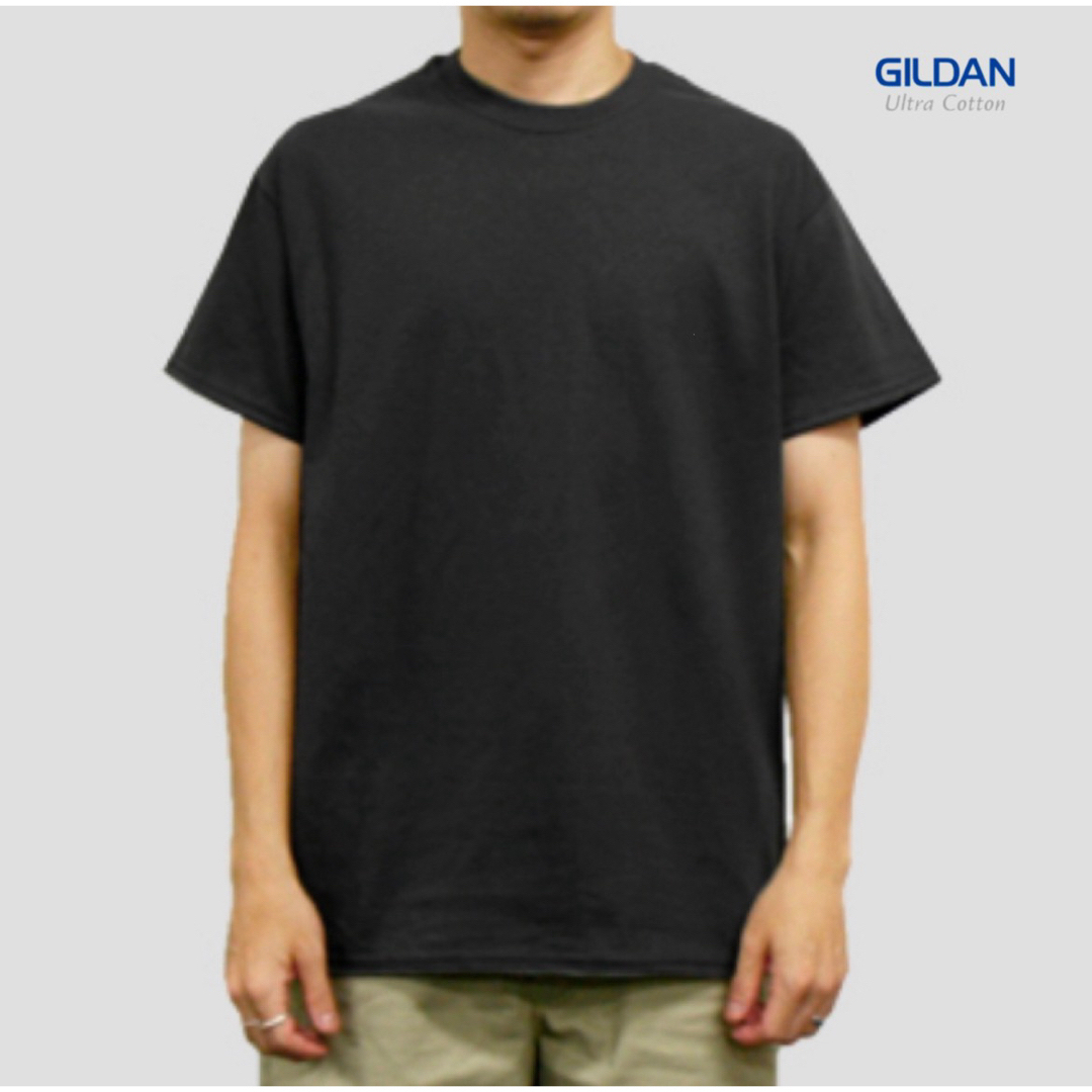 GILDAN(ギルタン)のGILDANギルダン 6ozウルトラコットンヘビーウェイト 無地半袖Tシャツ　L メンズのトップス(Tシャツ/カットソー(半袖/袖なし))の商品写真